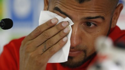 Vidal llorando