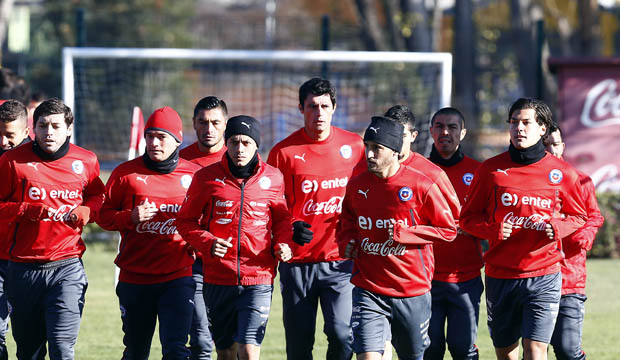 La “Roja” tuvo un control antidoping sopresivo en Juan Pinto Durán