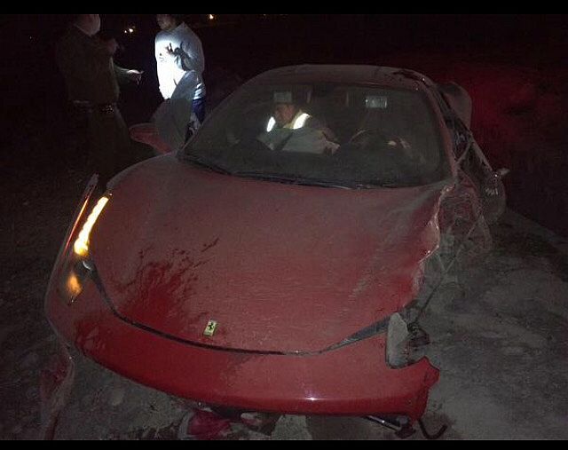 Arturo Vidal protagonizó accidente por alcance en acceso sur de Santiago